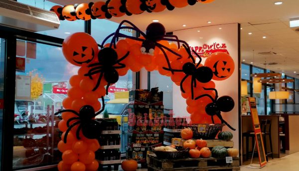 Halloweendekorationen ausBallons